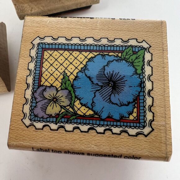 FURS CLASS POSTAGE All Night Media Vintage Rubber Stamp 362D 349D Bunny Humor - Picture 4 of 7